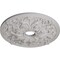 Ekena Millwork Jamie Ceiling Medallion (Canopies up to 3 7/8"), 23 5/8"OD x 3 7/8"ID x 2 1/8"P, Ultra Pure White CM23JAUWF - alternate 4
